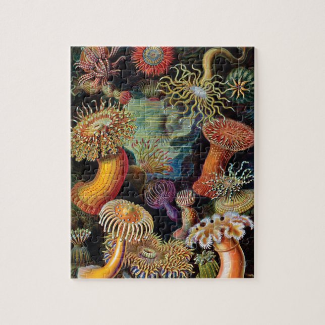 Die Kunst der Natur von Ernst Haeckel Puzzle (Vertikal)