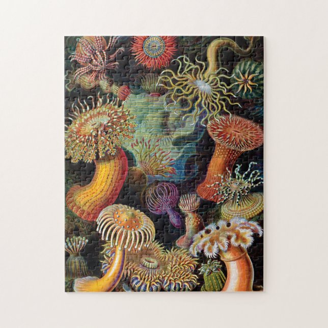 Die Kunst der Natur von Ernst Haeckel Puzzle (Vertikal)
