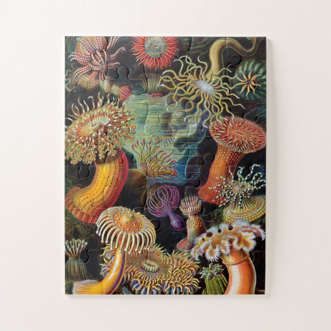 Die Kunst der Natur von Ernst Haeckel Puzzle (Vertikal)