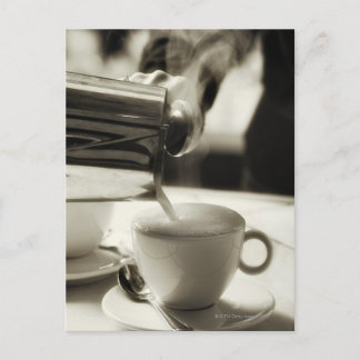 Die Kunst der neuen Kaffeeherstellung/Hinzufügen Postkarte
