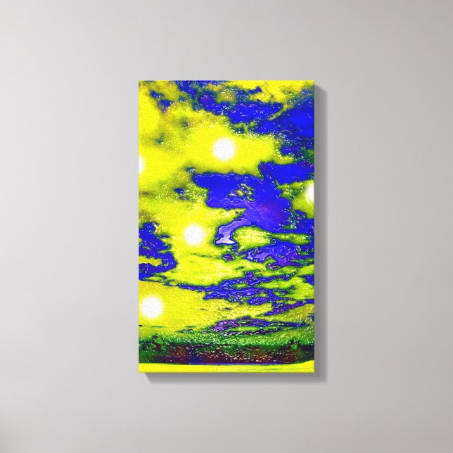 Die Kunst der Sterne Leinwanddruck (Vorderseite)