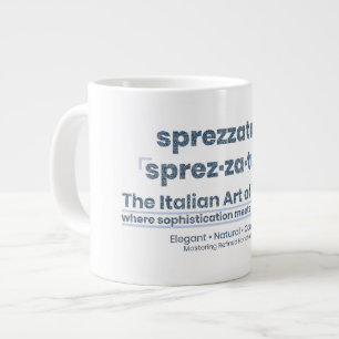 DIE KUNST DER STILVOLLEN NONCHALANCE-DenimArt Jumbo-Tasse