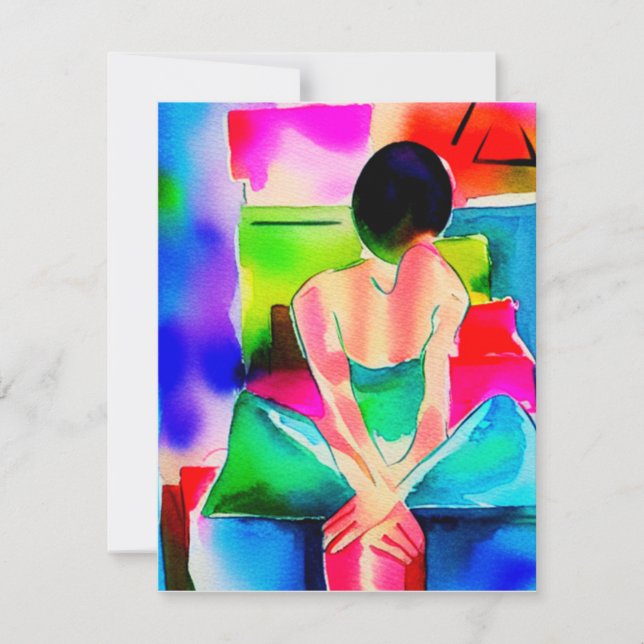 Die Kunst des Aufschiebens von Mitteilungskarten (Vorderseite)