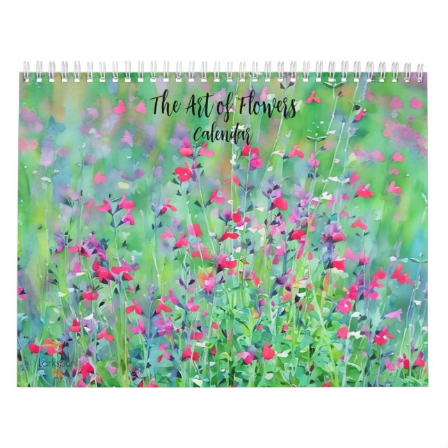 Die Kunst des Blumenkalenders Blume Kalender (Titelbild)