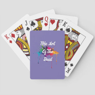 "Die Kunst des Deals" Spielkarten