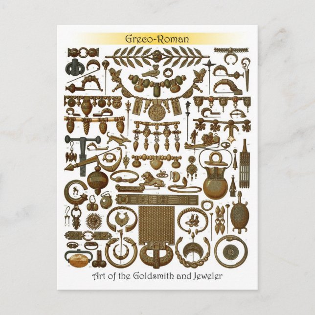 Die Kunst des Goldsmiths und des Juweliers (Greco- Postkarte (Vorderseite)