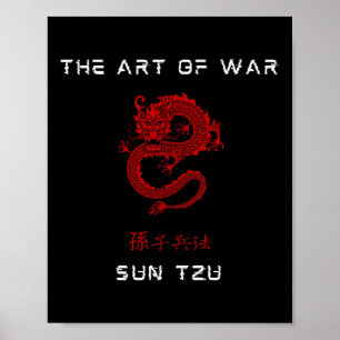 Die Kunst des Krieges Sun Tzu traditionellen chine Poster