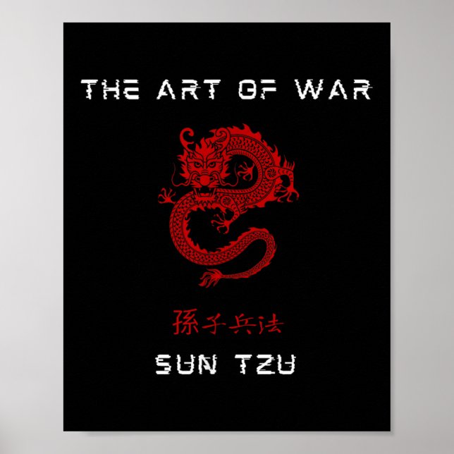 Die Kunst des Krieges Sun Tzu traditionellen chine Poster (Vorne)