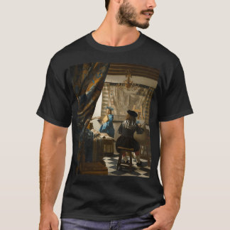 Die Kunst des Malens 1668 Johannes Vermeer T-Shirt