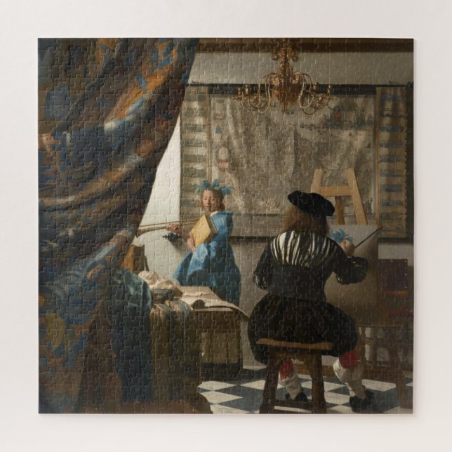 Die Kunst des Malens Puzzle (Vertikal)