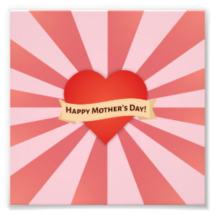 Die Kunst des Muttertags I Fotodruck