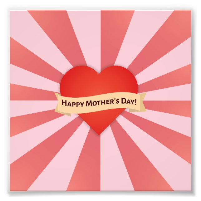 Die Kunst des Muttertags I Fotodruck (Vorne)