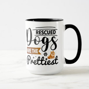 Die Kunst des positiven Hundes Motivationszitat Tasse