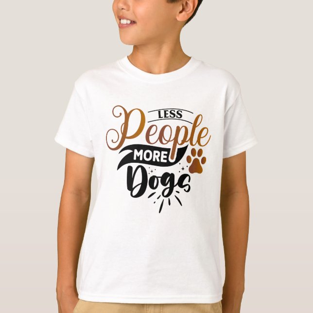Die Kunst des positiven Hundes | Motivierend Angeb T-Shirt (Vorderseite)