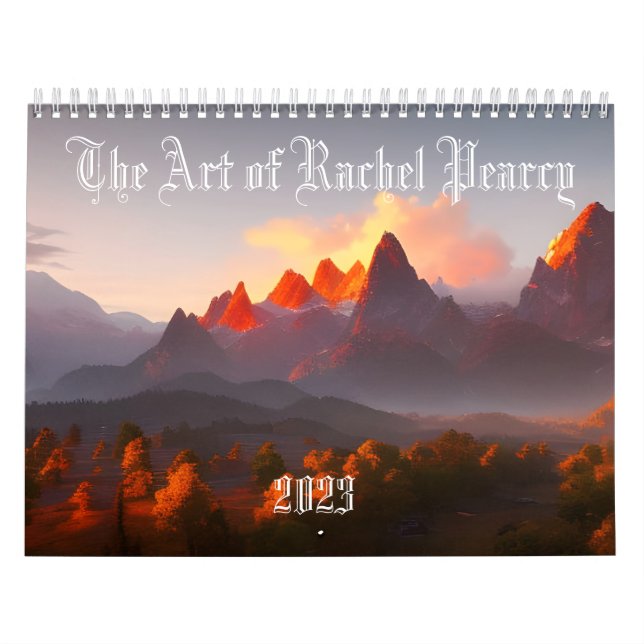 Die Kunst des Rachel Pearcy-Kalenders Kalender (Titelbild)