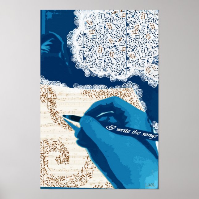 Die Kunst des Song Poster (Vorne)