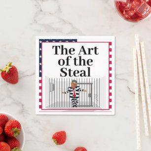 Die Kunst des Steal Trump Paper Napkin Serviette