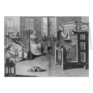 Die Kunst des Strumpf-Rahmen-Arbeit-Strickens