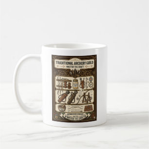 Die Kunst des traditionellen Bogenschießens - Long Kaffeetasse