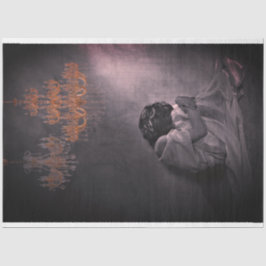 Die Kunst des Traurigkeitszweigs: Dekoupage Tissue Seidenpapier