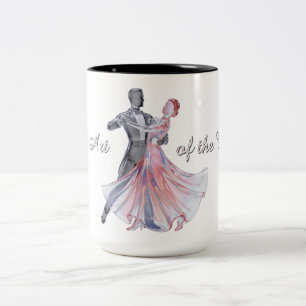Die Kunst des Walzers – Individueller Walzertanz Zweifarbige Tasse