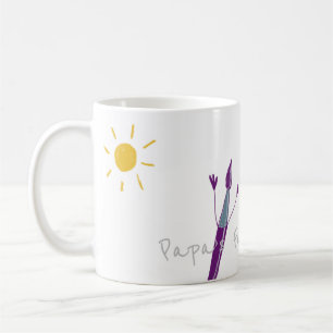 Die Kunst Ihres Kindes auf einem Becher Kaffeetasse
