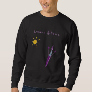 Die Kunst Ihres Kindes auf einem Männchen Sweatshirt