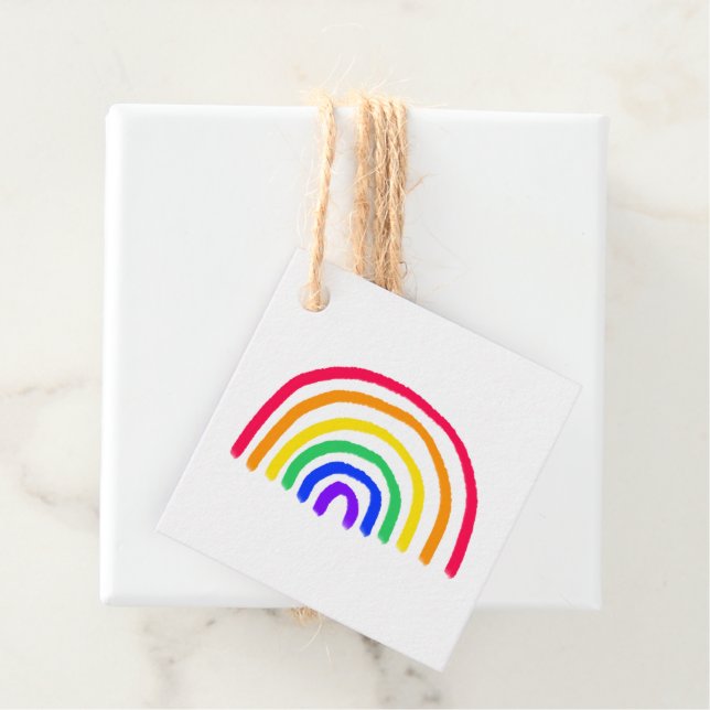 Die Kunst Ihres Kindes | Zeichnend Kinder hochlade Geschenkanhänger (Beispiel)