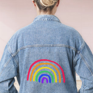 Die Kunst Ihres Kindes Zeichnend Kinder hochlade Jeansjacke