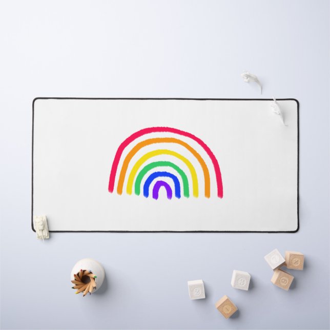 Die Kunst Ihres Kindes | Zeichnend Kinder hochlade Schreibtischunterlage (Kindertisch)