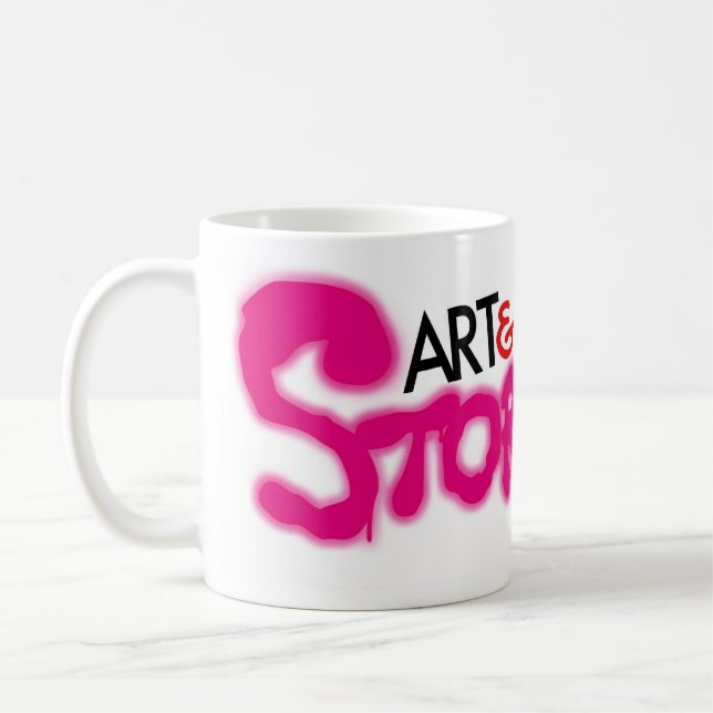 Die Kunst u. die Storriors Tasse! Kaffeetasse (Links)