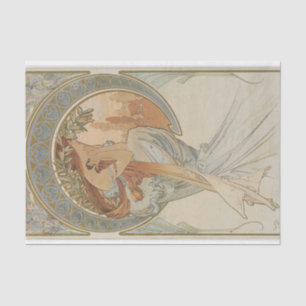 Die Kunst von Alphonse Mucha Seidenpapier