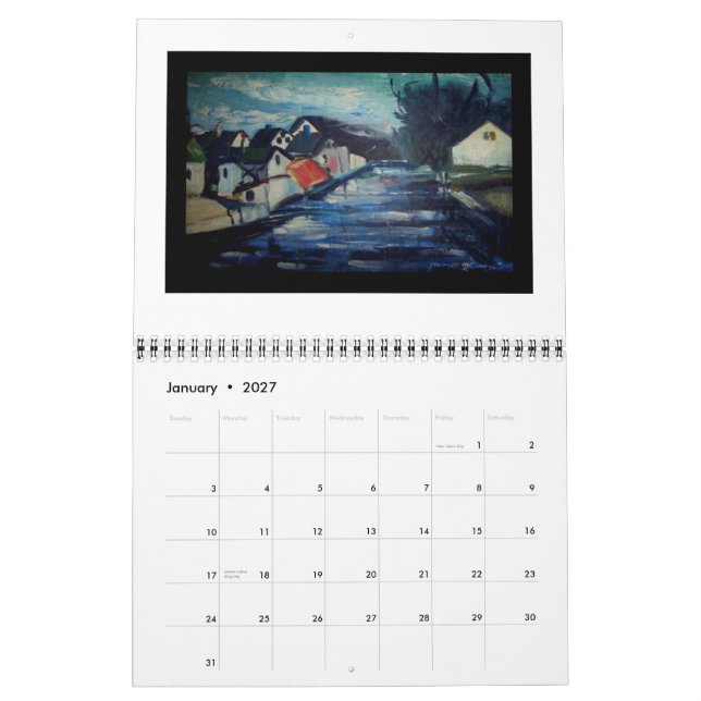 Die Kunst von Johnny E.SJ. Otilano Kalender (Jan 2027)
