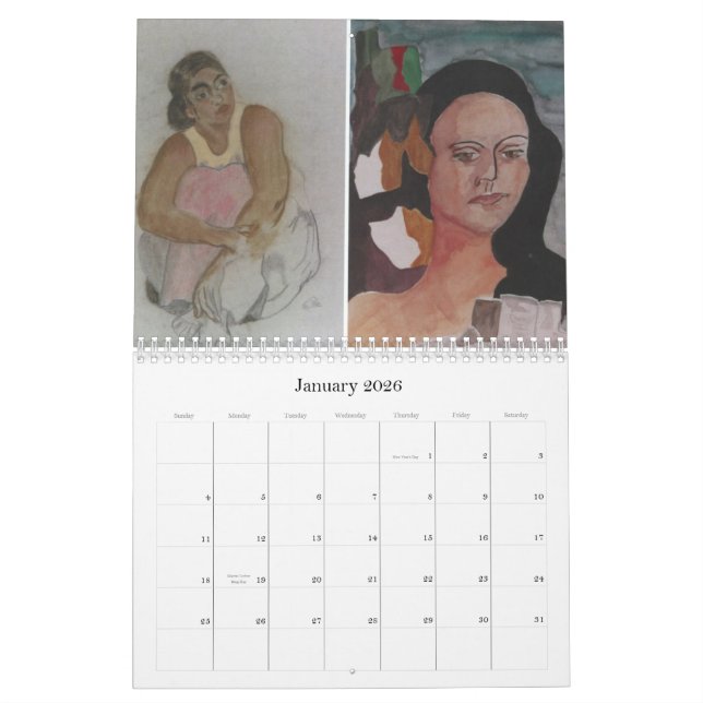 Die Kunst von Norma Gladstone Kalender (Jan 2026)