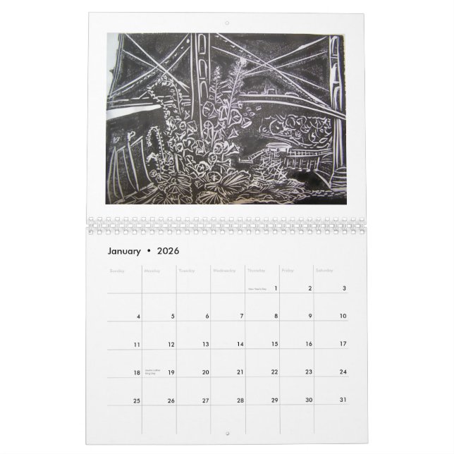 Die Kunst von O.H. Vilag - besonders angefertigt Kalender (Jan 2026)