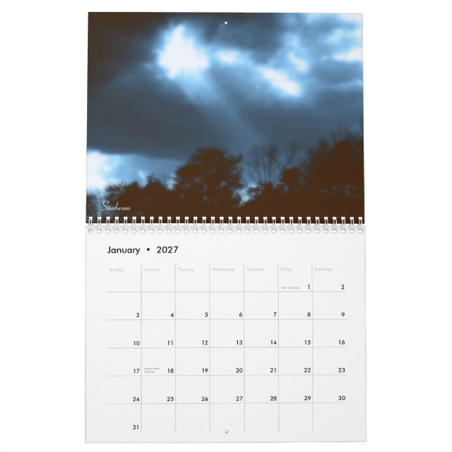 Die Kunst von Tim-Tragbalken Kalender (Jan 2027)