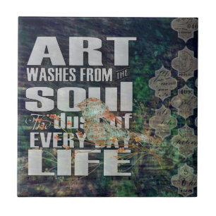 Die Kunst wäscht das Soul Grunge Bird Digitale Kun Fliese