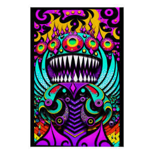 Die Kunstkriege füttern - Ken Gage Art Poster
