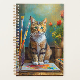 Die künstlerische Katze Planer