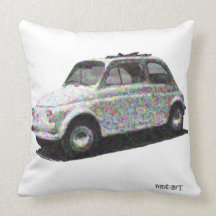 Die künstlerische klassische Fiat 500