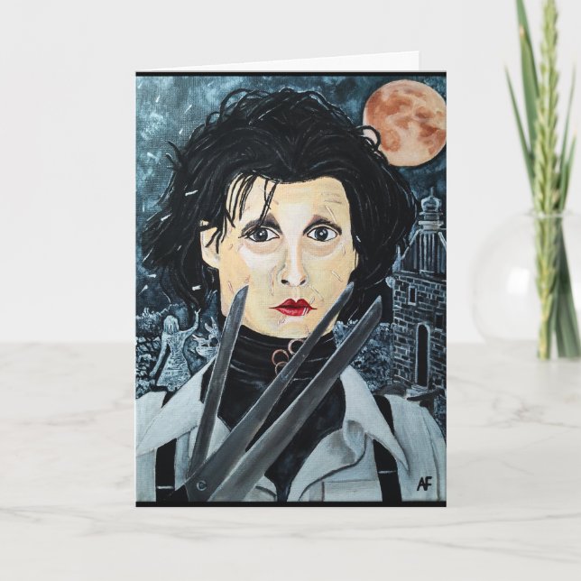 Die künstlerische Malerei von Alfred Fox Karte (Vorderseite)