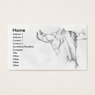 Die künstlerische Skizze eines Mannes zurück