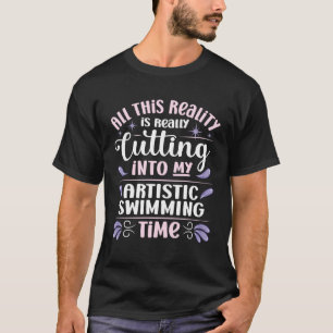 Die künstlerische Swimming-Zeit von Synchro T-Shirt