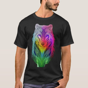 Die künstlerische Vision der Sigma Wolf Illustrati T-Shirt