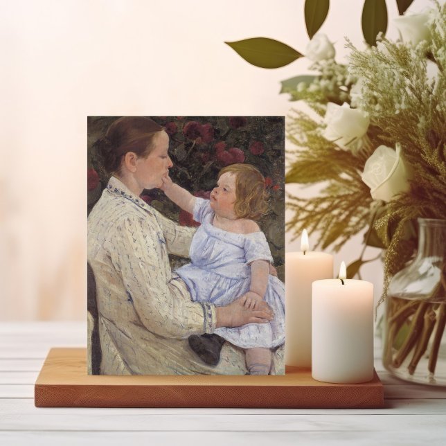 Die Kur des Kindes | Mary Cassatt Postkarte (Von Creator hochgeladen)