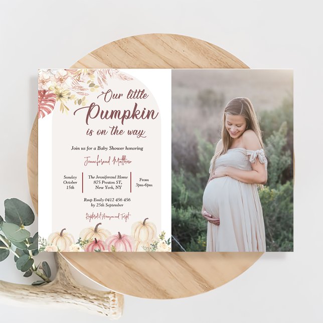 Die Kürbiskinderdusche ist unterwegs. Einladung (Von Creator hochgeladen)