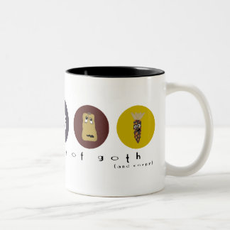 die Kürbisse von goth (und blödes!) Polka Zweifarbige Tasse