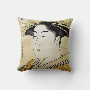 Die Kurtisane Hanaogi Kissen