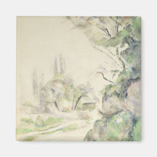 Die kurvenreiche Straße, c.1900-06 (w/c auf Magnet