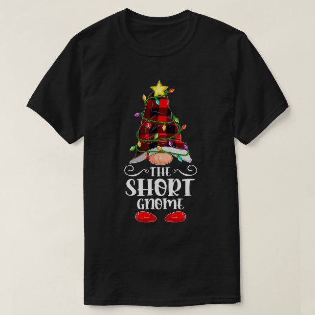 Die Kurze Gnome Matching Family Group Weihnachten  T-Shirt (Design vorne)